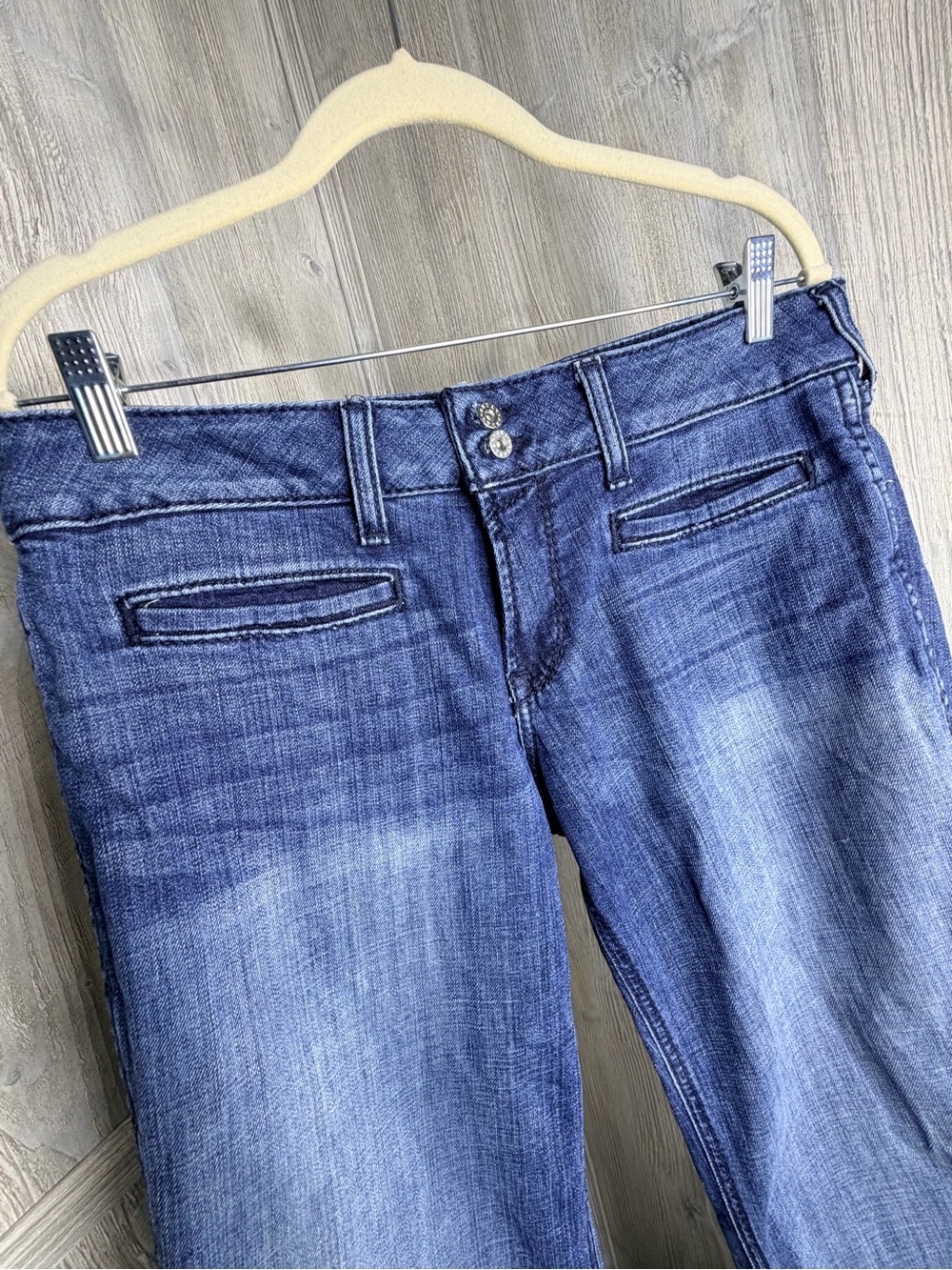 Ariat Ella Wide Leg Denim Trousers 30L - Picture 3 of 8